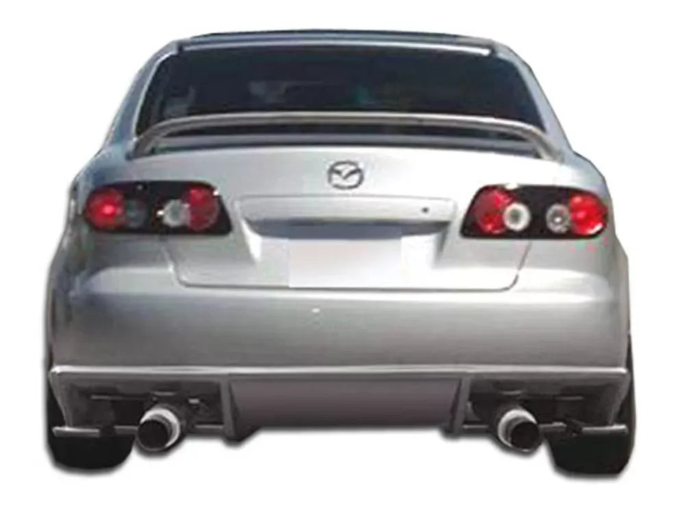 Duraflex Bomber Rear Bumper Cover Compatible With 2003-2008 Mazda 6 - 1 Piece
