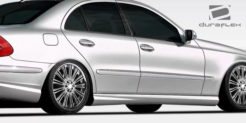 Duraflex E63 Look Side Skirts Compatible With 2003-2009 Mercedes E Class - 2 Piece