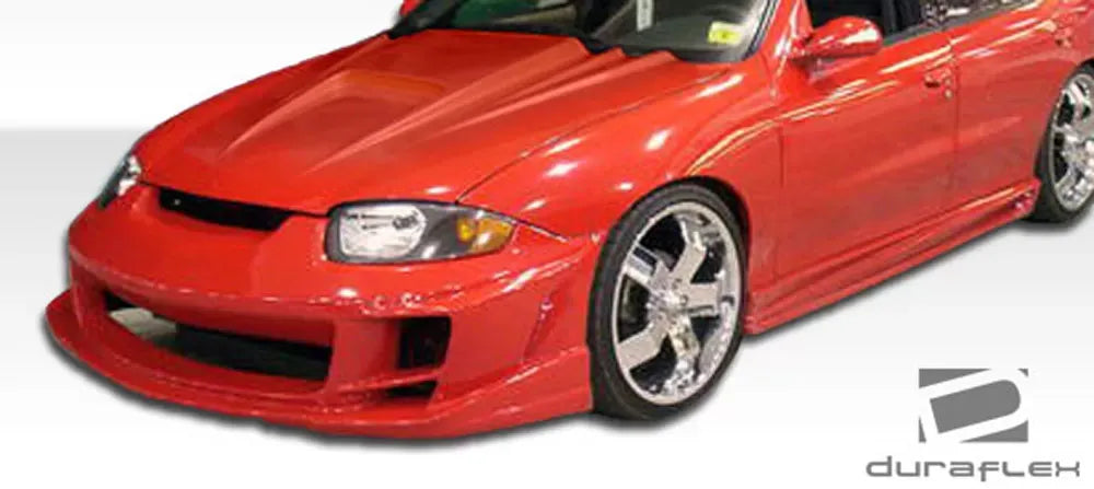 Duraflex Bomber Side Skirts Compatible With 1995-2005 Chevrolet Cavalier - 2 Piece