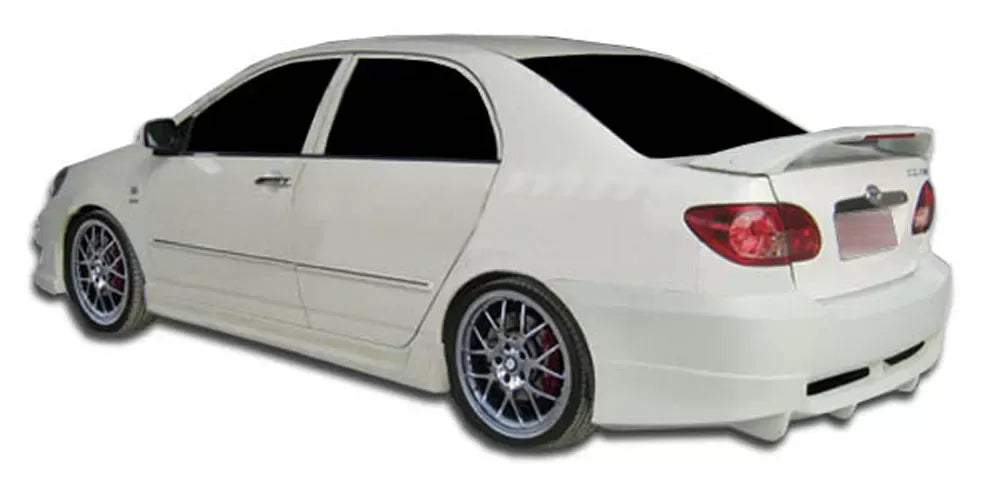 Duraflex Skylark Rear Bumper Cover Compatible With 2003-2008 Toyota Corolla - 1 Piece