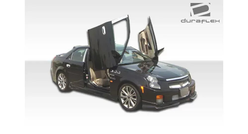 Duraflex Platinum Side Skirts Compatible With 2003-2007 Cadillac CTS - 2 Piece