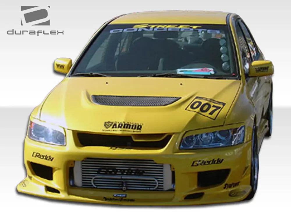 Duraflex C-1 Front Bumper Cover Compatible With 2003-2006 Mitsubishi Evolution - 1 Piece