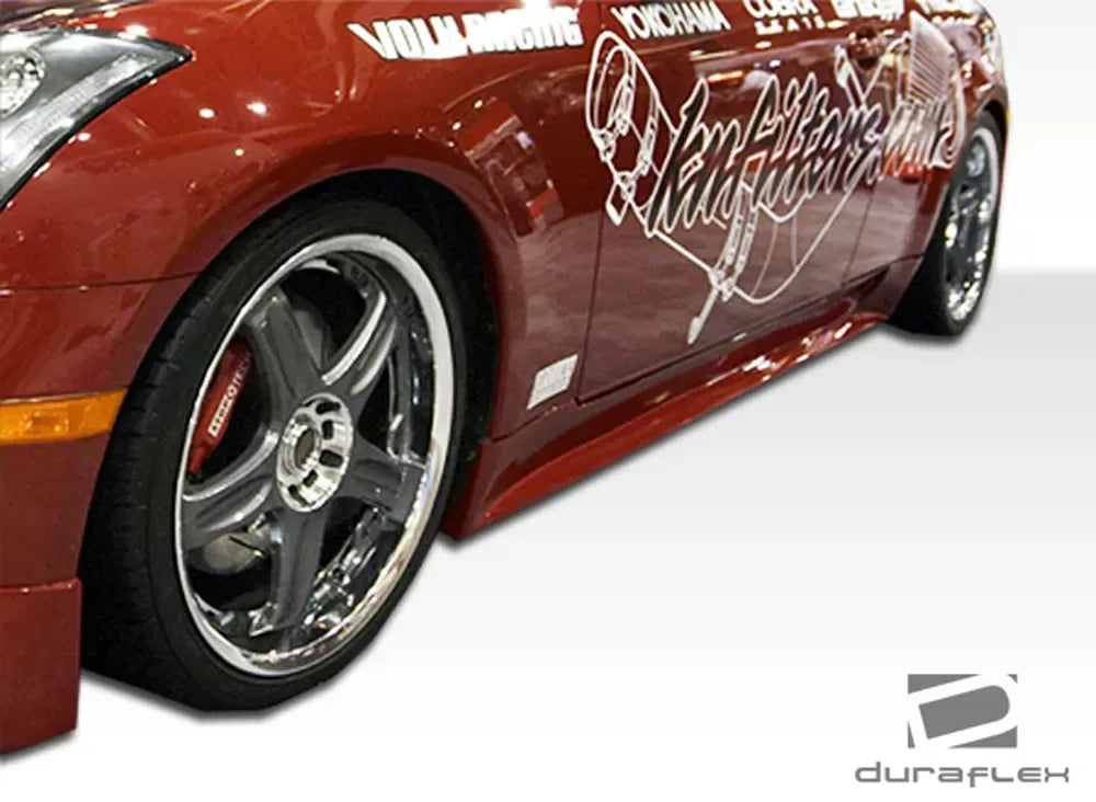 Duraflex GT Competition Side Skirts Compatible With 2003-2007 Infiniti G Coupe - 2 Piece