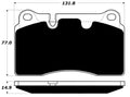 Porterfield Brake Pads for 2009 VOLKSWAGEN TOUAREG 2 V6 3.6L w/330mm Front Discs