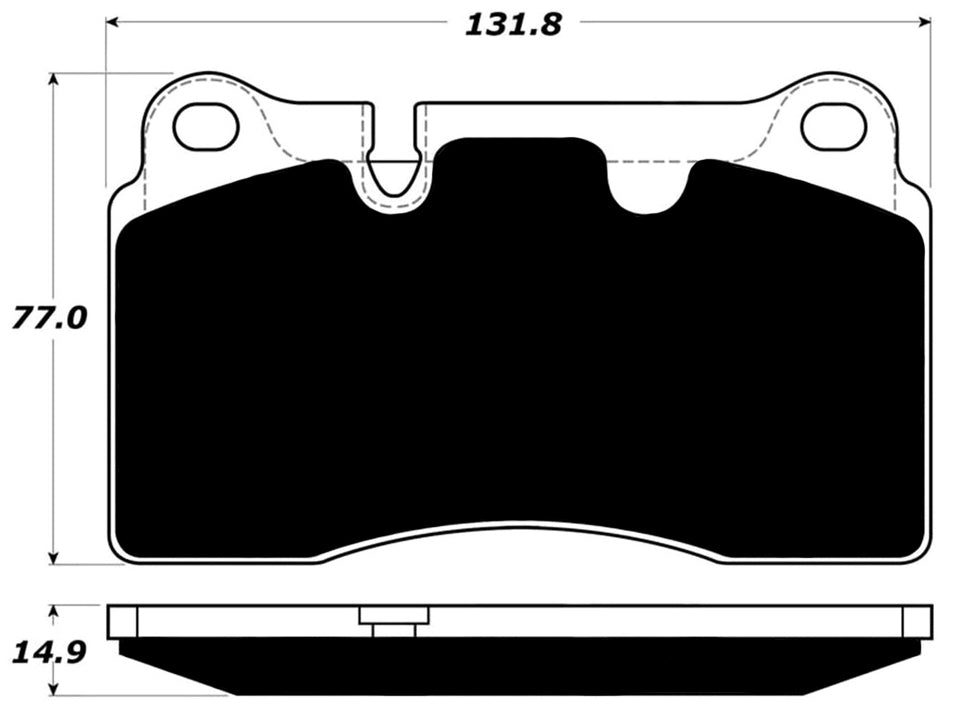 Porterfield Brake Pads for 2011 VOLKSWAGEN TOUAREG w/330mm Front Discs