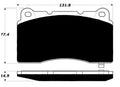 Porterfield Brake Pads for 2017 BUICK REGAL w/Brembo Front Calipers