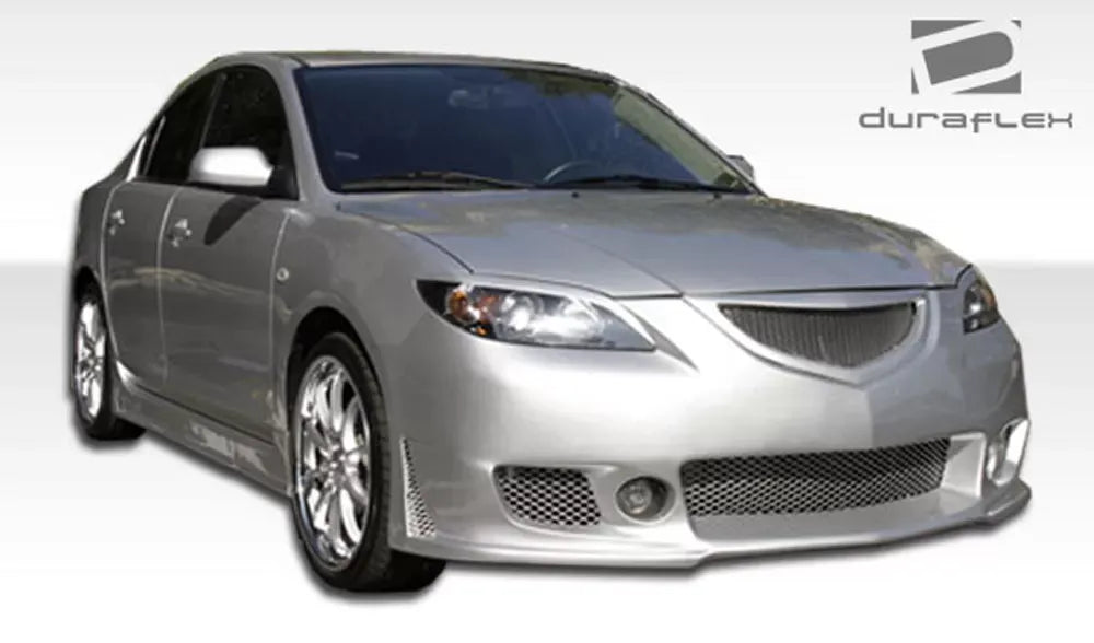 Duraflex B-2 Front Bumper Cover Compatible With 2004-2009 Mazda 3 - 1 Piece