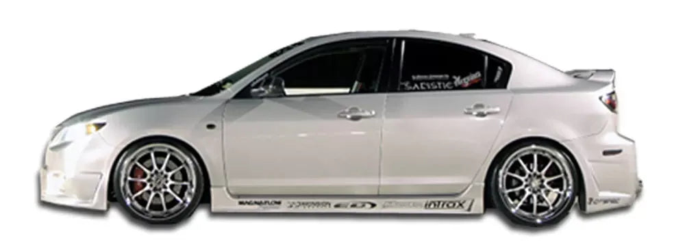 Duraflex B-2 Side Skirts Compatible With 2004-2009 Mazda 3 - 2 Piece