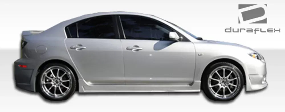 Duraflex B-2 Side Skirts Compatible With 2004-2009 Mazda 3 - 2 Piece