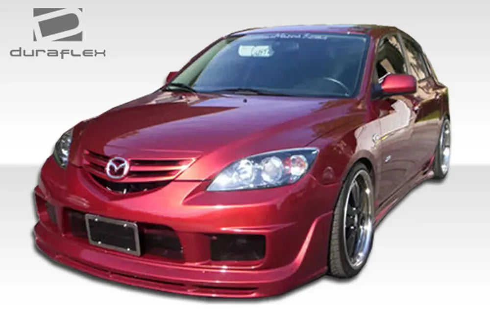 Duraflex K-1 Side Skirts Compatible With 2004-2009 Mazda 3 - 2 Piece