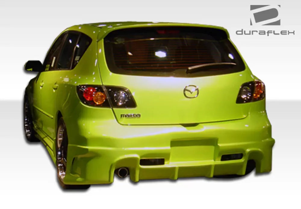 Duraflex Raven Side Skirts Compatible With 2004-2009 Mazda 3 - 2 Piece
