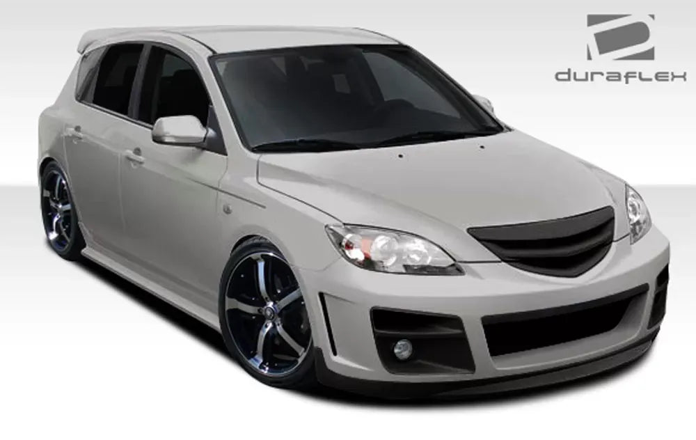 Duraflex X-Sport Front Bumper Cover Compatible With 2004-2009 Mazda 3 - 1 Piece