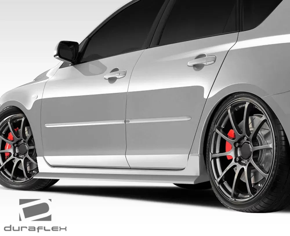 Duraflex X-Sport Side Skirts Compatible With 2004-2009 Mazda 3 - 2 Piece