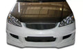 Duraflex Bomber Front Bumper Cover Compatible With 2004-2005 Honda Civic - 1 Piece