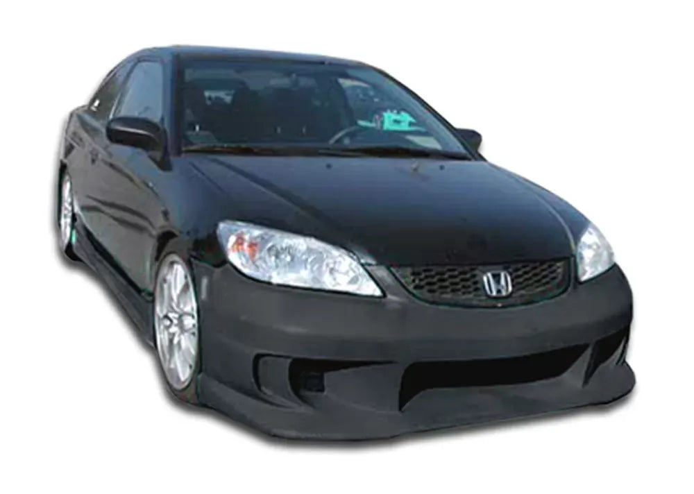 Duraflex TS-1 Front Bumper Cover Compatible With 2004-2005 Honda Civic - 1 Piece