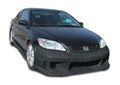Duraflex TS-1 Front Bumper Cover Compatible With 2004-2005 Honda Civic - 1 Piece