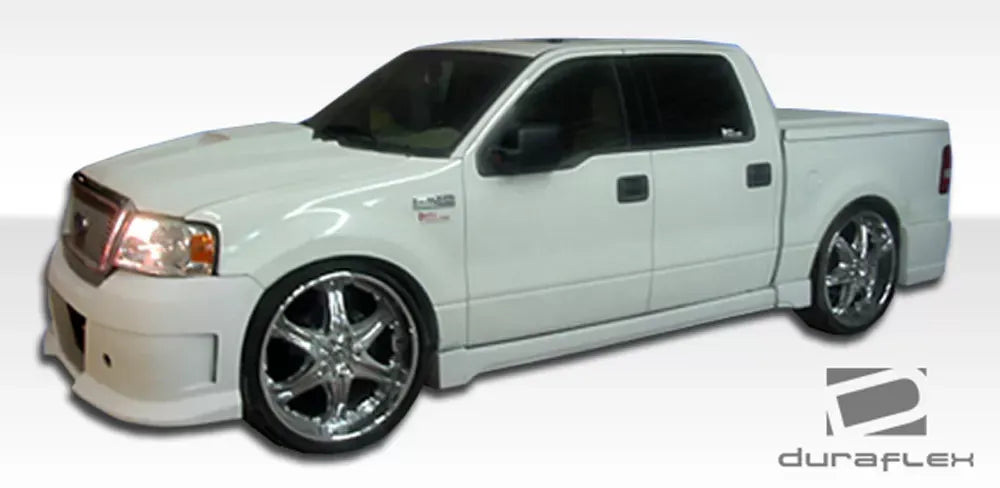 Duraflex Platinum Side Skirts Compatible With 2004-2008 Ford F150 - 4 Piece