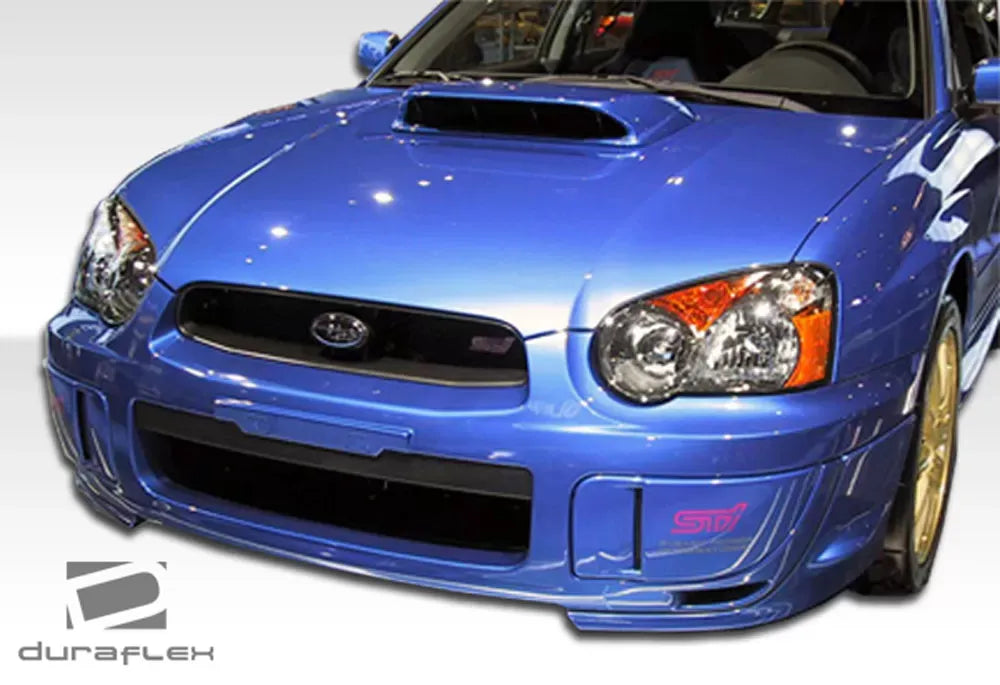Duraflex STI Look Front Bumper Cover Compatible With 2004-2005 Subaru Impreza - 1 Piece