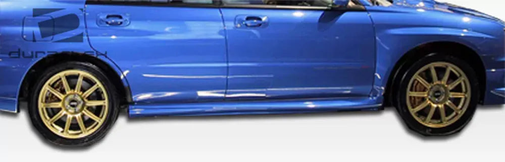 Duraflex STI Look Side Skirts Compatible With 2002-2007 Subaru Impreza - 2 Piece
