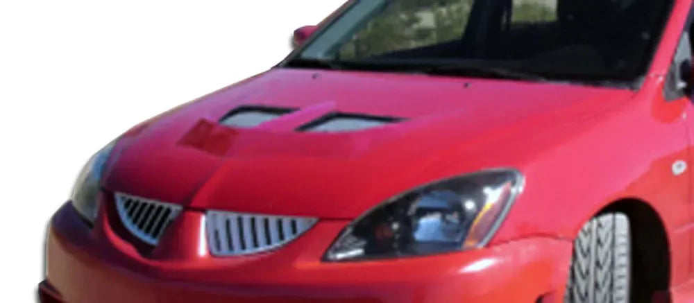 Duraflex Evo Hood Compatible With 2004-2007 Mitsubishi Lancer - 1 Piece