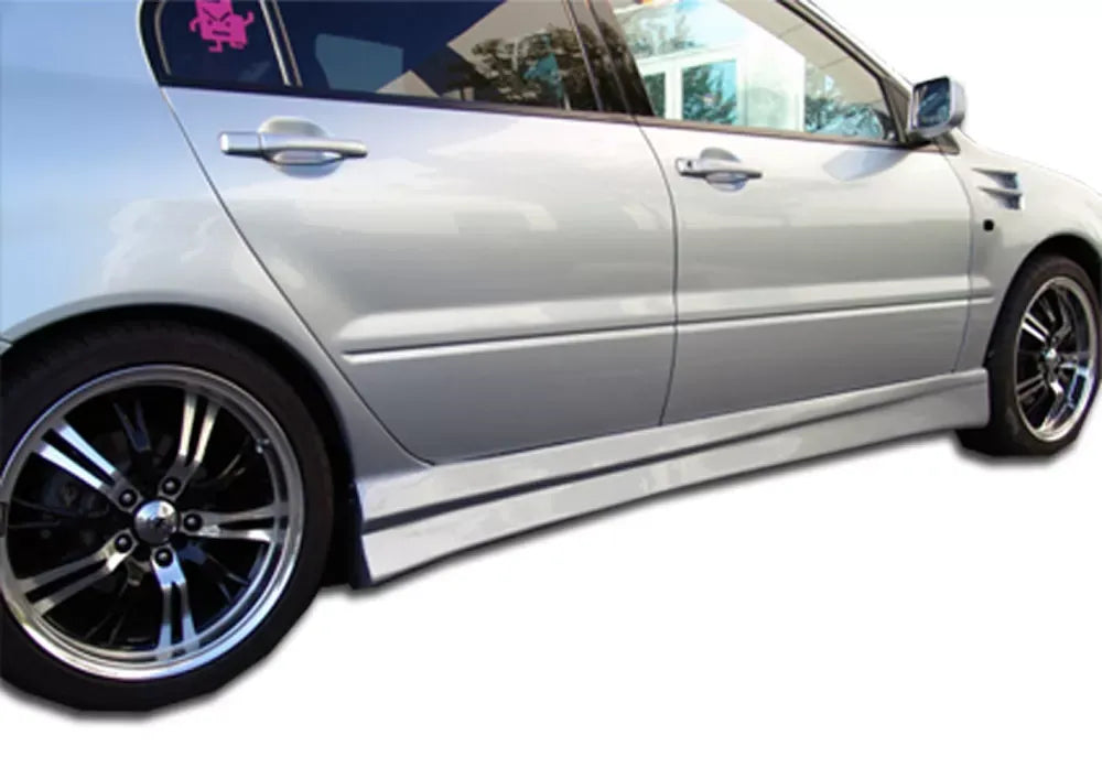 Duraflex Walker Side Skirts Compatible With 2004-2007 Mitsubishi Lancer - 2 Piece