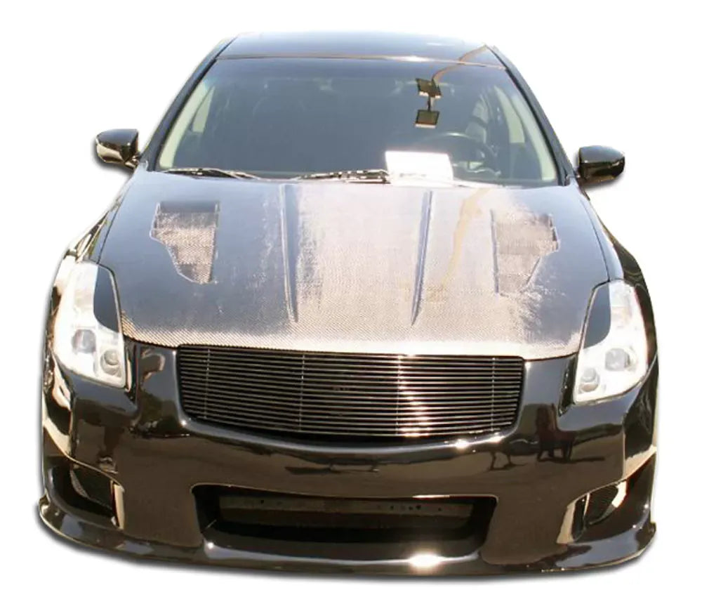 Duraflex GT-R Front Bumper Cover Compatible With 2004-2006 Nissan Maxima - 1 Piece