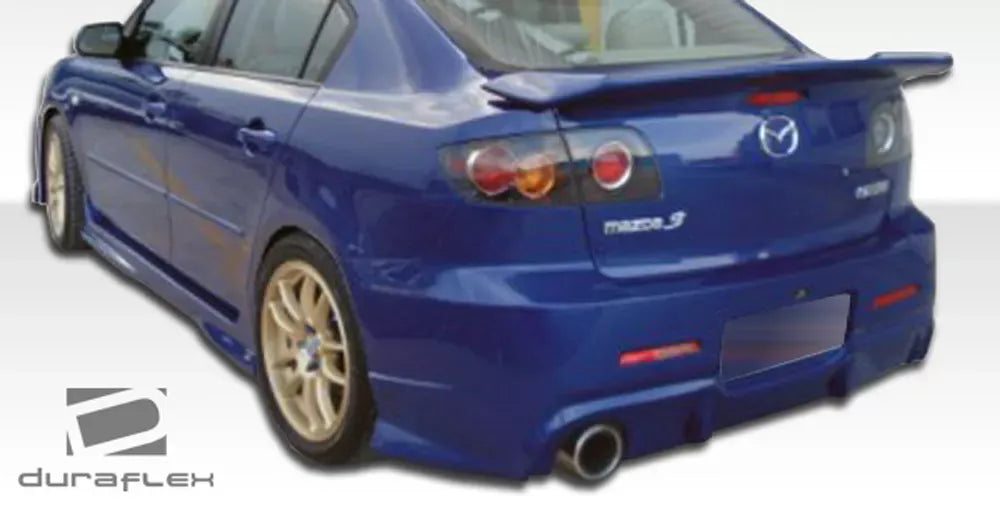 Duraflex I-Spec Side Skirts Compatible With 2004-2009 Mazda 3 - 2 Piece