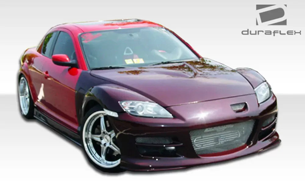 Duraflex GT Competition Front Bumper Cover Compatible With 2004-2008 Mazda RX8 - 1 Piece