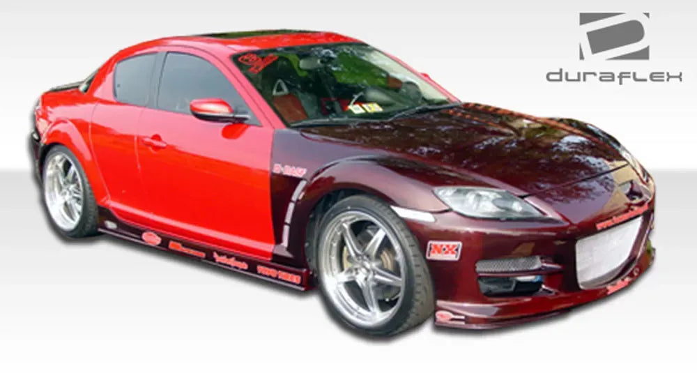 Duraflex GT Competition Front Bumper Cover Compatible With 2004-2008 Mazda RX8 - 1 Piece