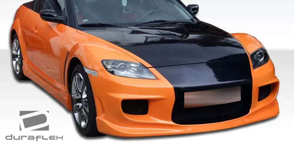 Duraflex I-Spec Front Bumper Cover Compatible With 2004-2008 Mazda RX8 - 1 Piece