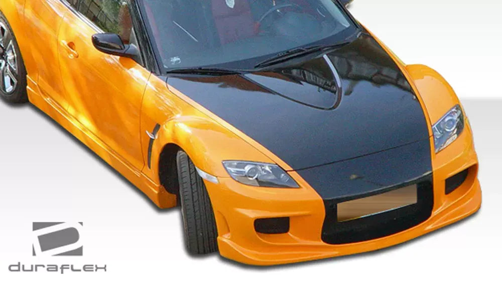Duraflex I-Spec Front Bumper Cover Compatible With 2004-2008 Mazda RX8 - 1 Piece
