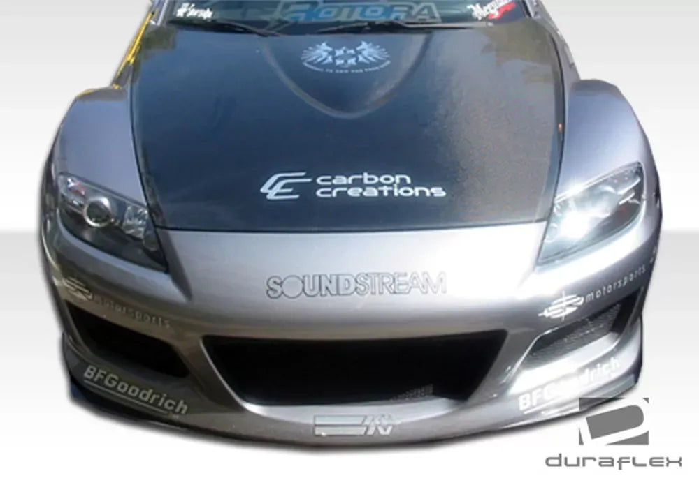 Duraflex M-1 Front Bumper Cover Compatible With 2004-2008 Mazda RX8 - 1 Piece