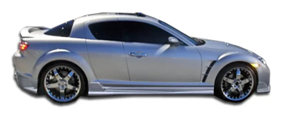 Duraflex Raven Side Skirts Compatible With 2004-2011 Mazda RX8 - 2 Piece