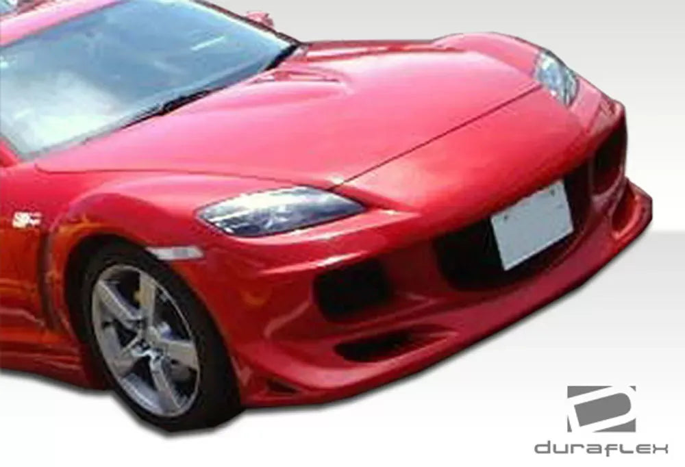 Duraflex R-Speed Front Bumper Cover Compatible With 2004-2008 Mazda RX8 - 1 Piece