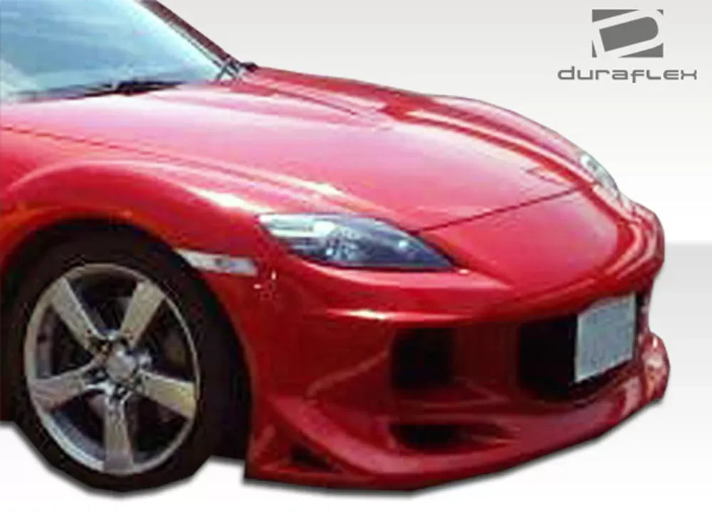 Duraflex R-Speed Front Bumper Cover Compatible With 2004-2008 Mazda RX8 - 1 Piece
