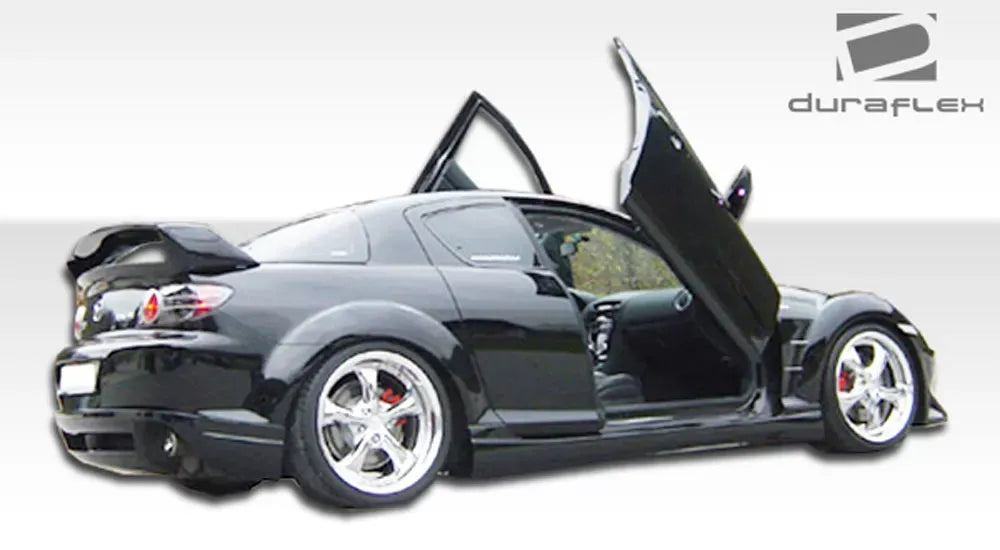 Duraflex R-Speed Rear Lip Add On Spoiler Compatible With 2004-2008 Mazda RX8 - 1 Piece