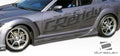 Duraflex Vader Side Skirts Compatible With 2004-2011 Mazda RX8 - 2 Piece
