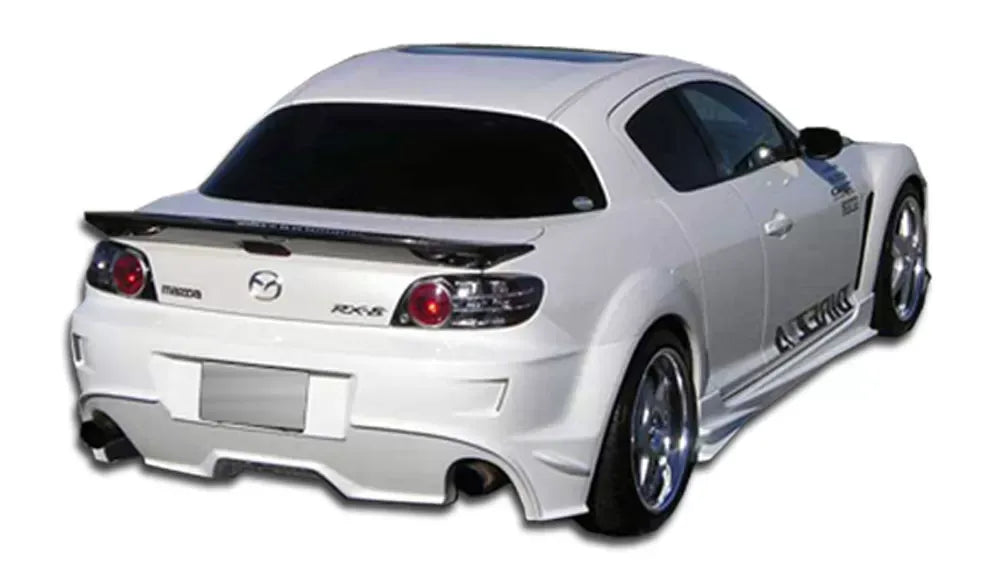 Duraflex Velocity Rear Bumper Cover Compatible With 2004-2011 Mazda RX8 - 1 Piece