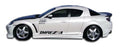 Duraflex Velocity Side Skirts Compatible With 2004-2011 Mazda RX8 - 2 Piece