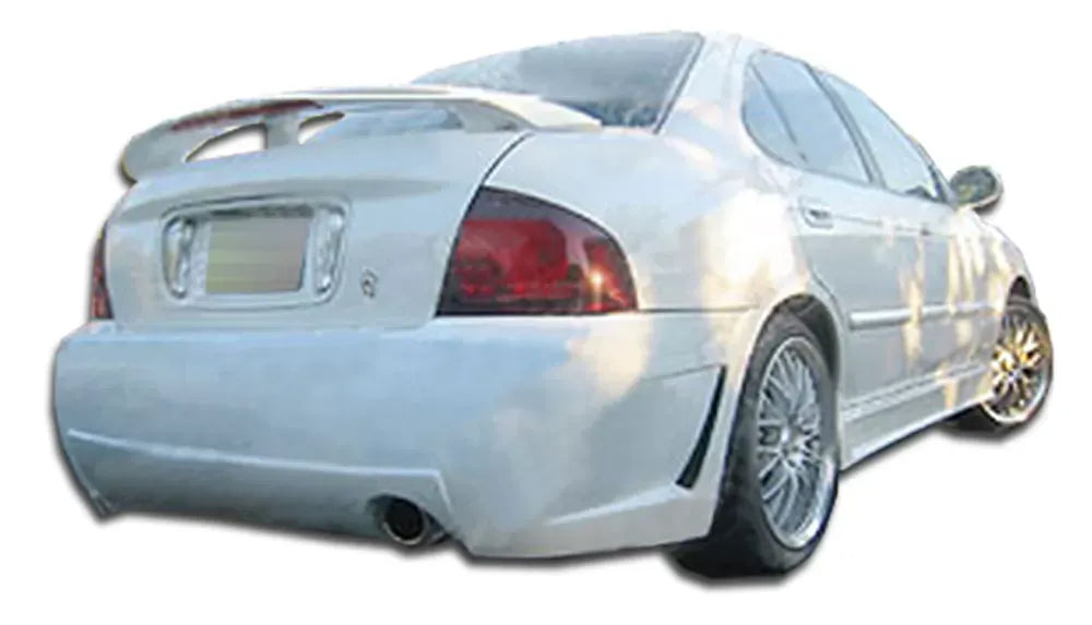 Duraflex B-2 Rear Bumper Cover Compatible With 2004-2006 Nissan Sentra - 1 Piece