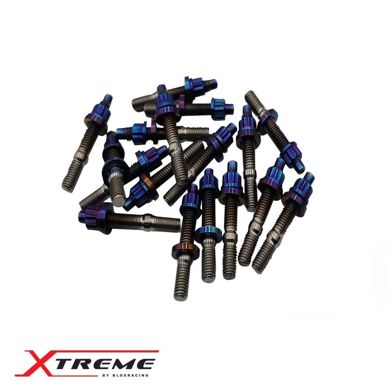 BLOX Racing M8X1.25X65mm SIngle Piece - Burnt BXFL-00309-SP-TI-B