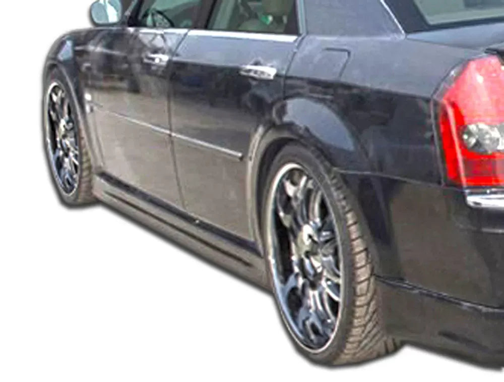 Duraflex Brizio Side Skirts Compatible With 2005-2010 Chrysler 300 - 2 Piece