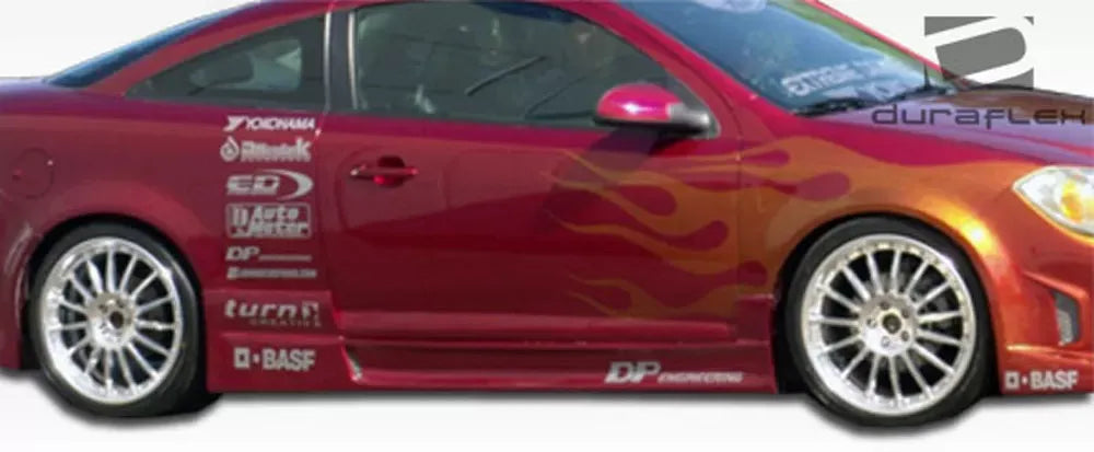 Duraflex Drifter 2 Side Skirts Compatible With 2005-2010 Chevrolet Cobalt - 2 Piece