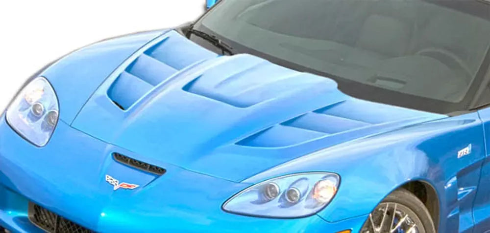Duraflex ZR Edition 2 Hood Compatible With 2005-2013 Chevrolet Corvette - 1 Piece
