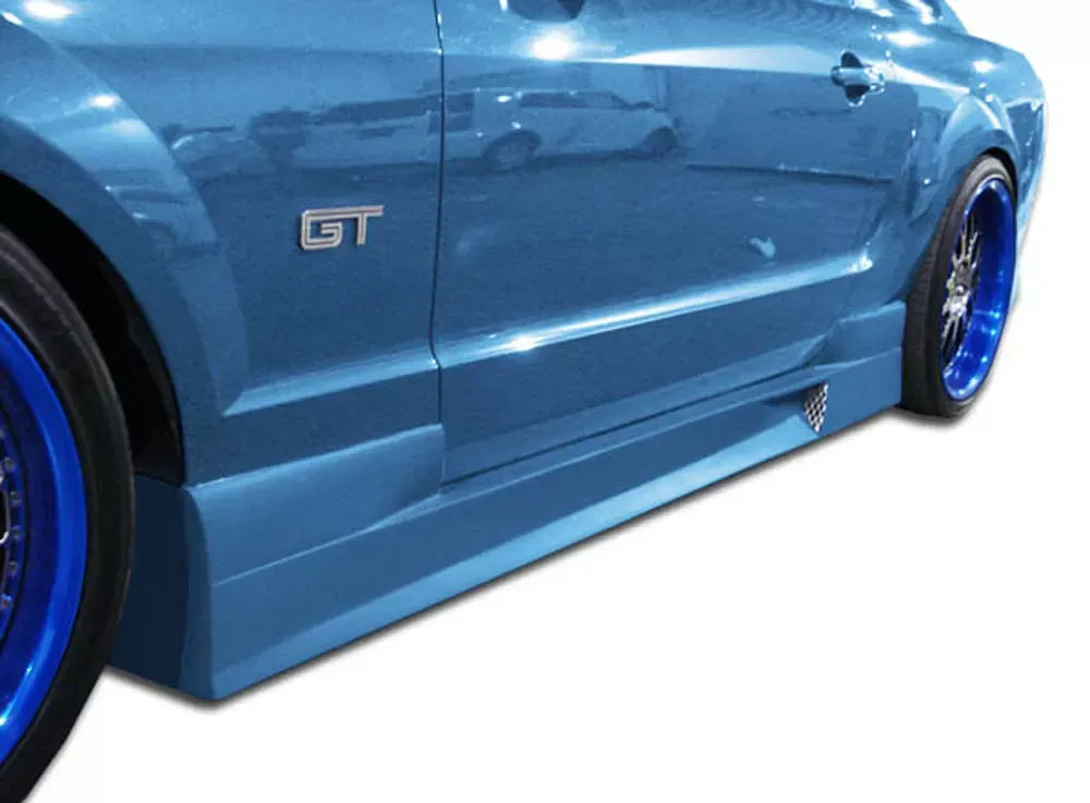 Duraflex GT Concept Side Skirts Compatible With 2005-2014 Ford Mustang - 2 Piece
