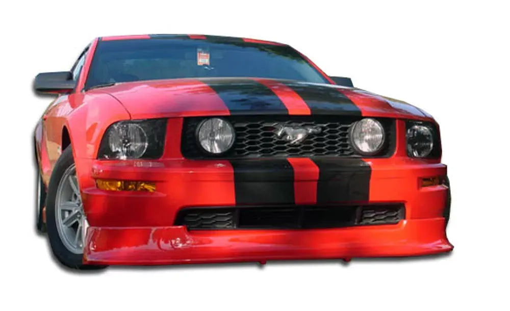 Duraflex Racer Front Lip Spoiler Compatible With 2005-2009 Ford Mustang V6 - 1 Piece