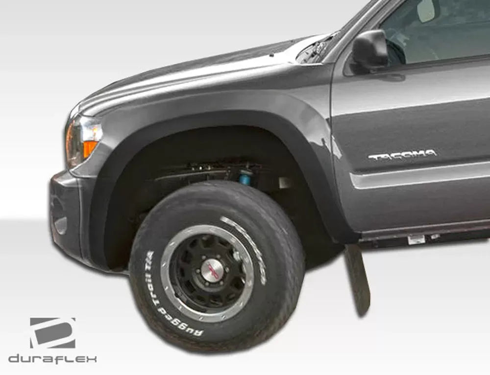 Duraflex Off Road Bulge Front Fenders Compatible With 2005-2015 Toyota Tacoma - 2 Piece