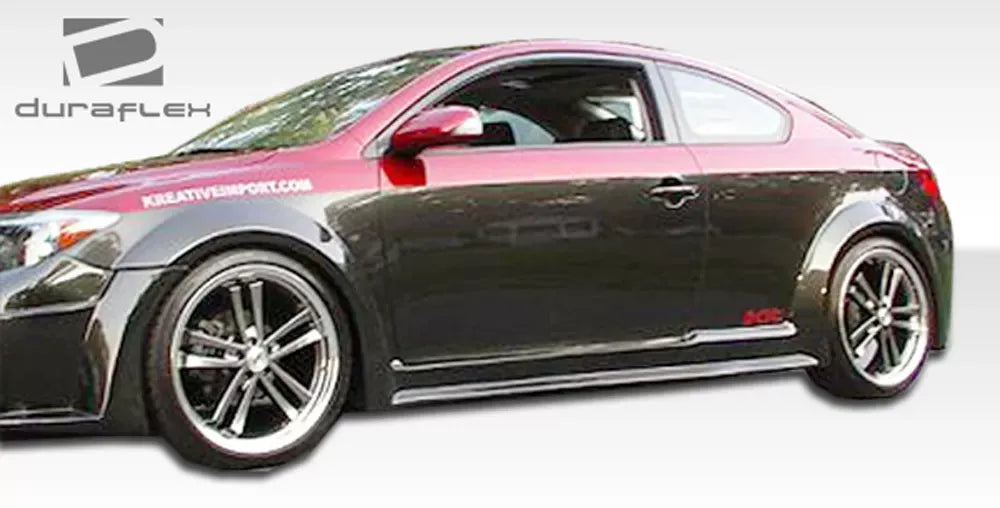 Duraflex Touring Wide Body Side Skirts Compatible With 2005-2010 Scion TC - 2 Piece