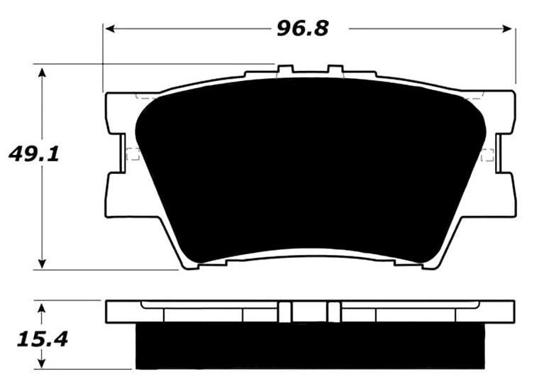Porterfield Brake Pads for 2018 TOYOTA CAMRY