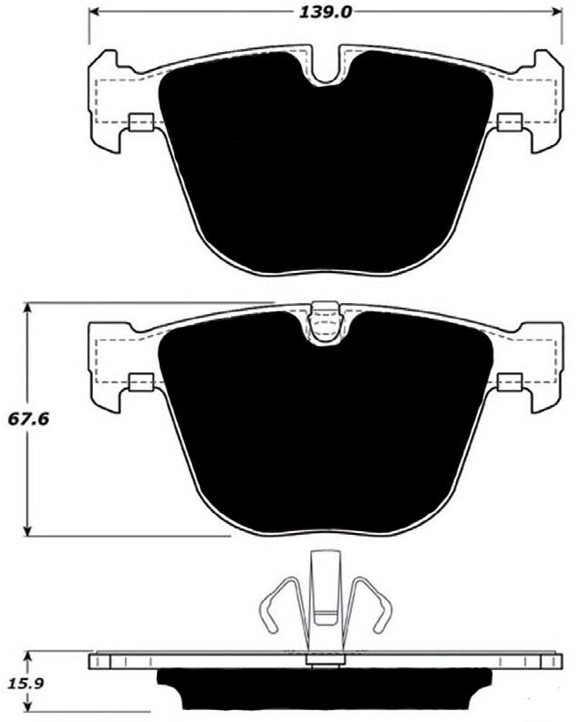 Porterfield Brake Pads for 2015 BMW 750 Series